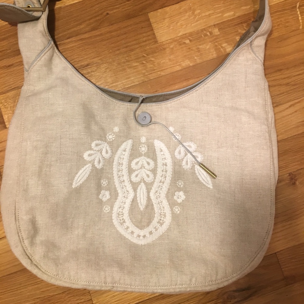 serena & Lily Deluxe Gypsy Diaper Tote, Flax